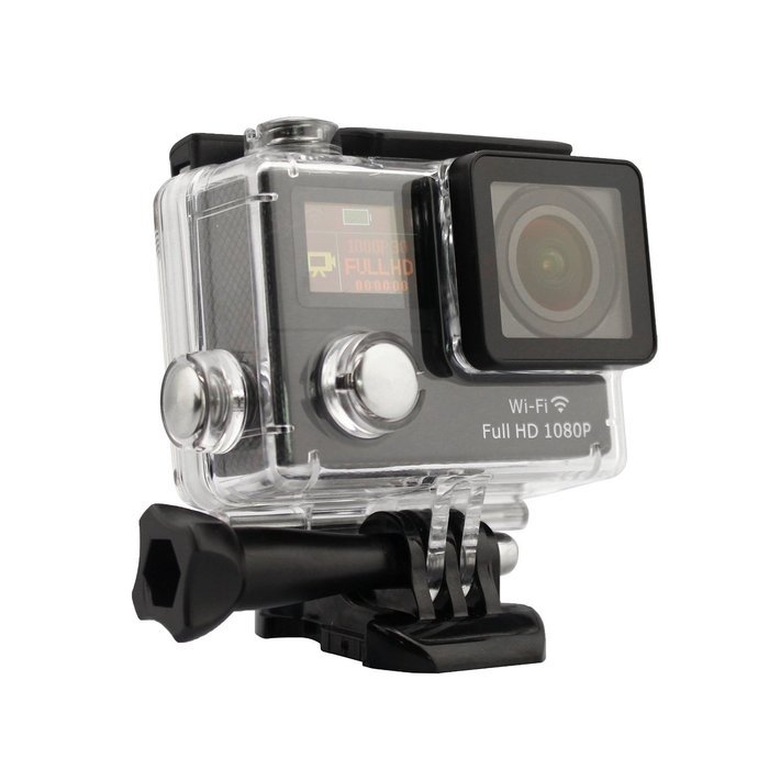 SinoPro 3.0 HD 1080P 170&deg; Fisheye Action Camera 12MP Waterproof WIFI Action Camcorder Accessory Bundles Front... N7