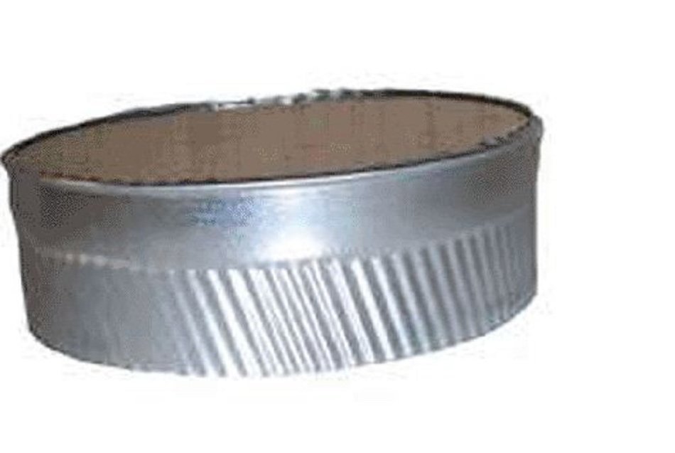 5-309 5" 26ga Galv Round Plug - Crimped