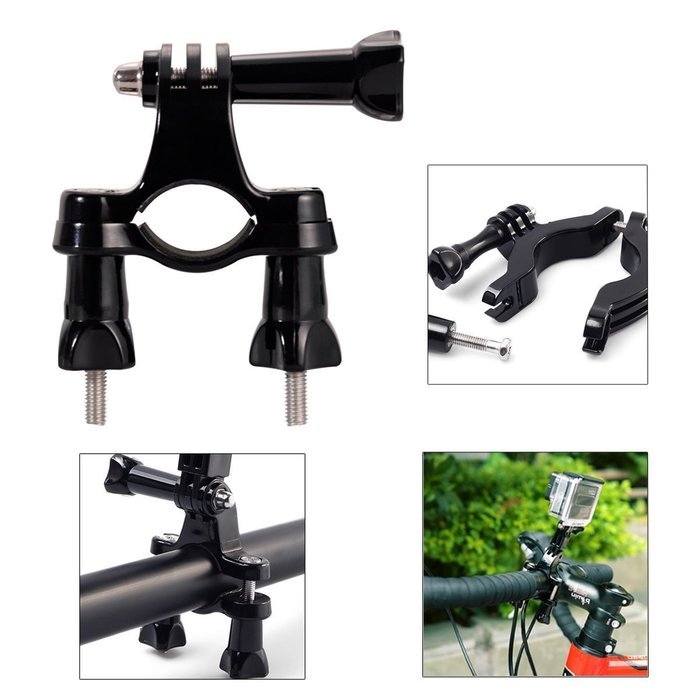 VolksPro 7 in 1 GoPro Accessories Kit D for GoPro Hero 4 Hero 3+ Hero 3 2 Go Pro Hero Camera: Small Case+Handlebar... N4