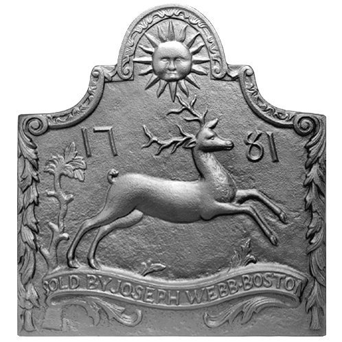26" x 28" Joseph Webb Stag Fireback