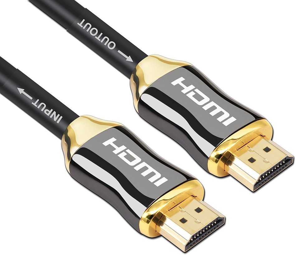 KIN&P HDMI Cable 3ft Ultra High Speed HDMI 2.0 (4K) HDMI cables for PlayStation PS3 PS4 PC Apple TV, Support 2160P... N2