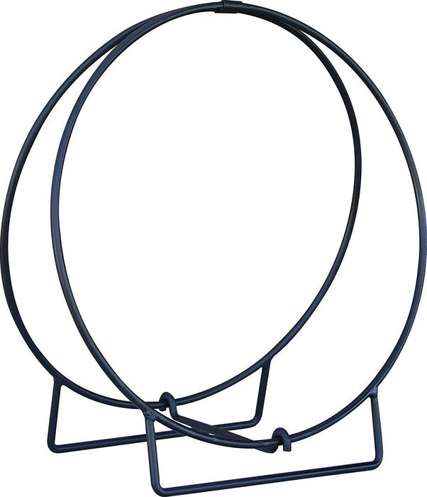 UniFlame 24-Inch Black Log Hoop with 1/2-Inch Solid Stock