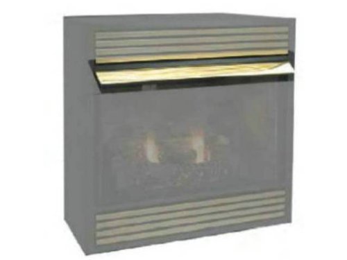 Standard 42 inch Fireplace Hood - Hammered Pewter