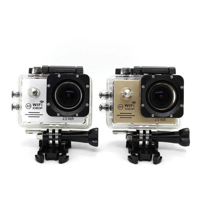 Generic Dual-band Wifi Action Sports Camera 1080p 2.0 Inch 170 Degree Wide Angle Lens 30m Waterproof Diving Hd... N5