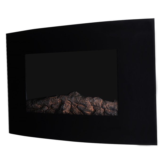 Wall Mount Fireplace Heater 35" XL Large 1500W Adjustable Electric With Remote 2in1 Heater & Decoration