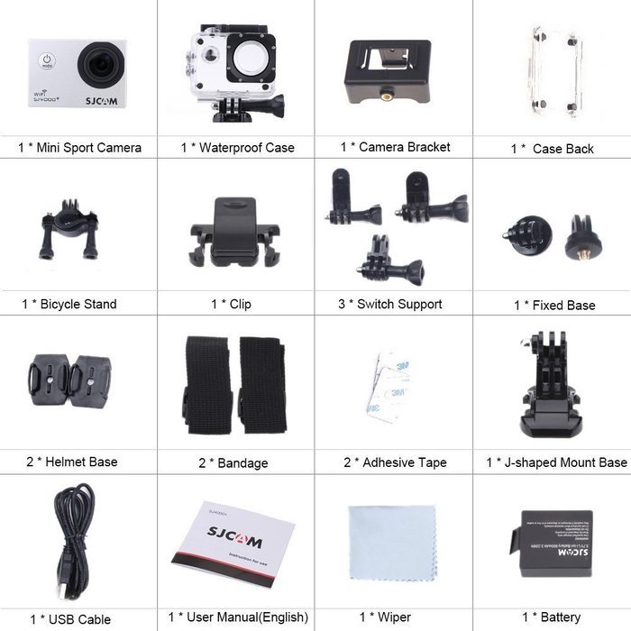 SJCAM WIFI SJ4000+ Full HD 1080P Waterproof Action Camera Sport Cam DVR N8
