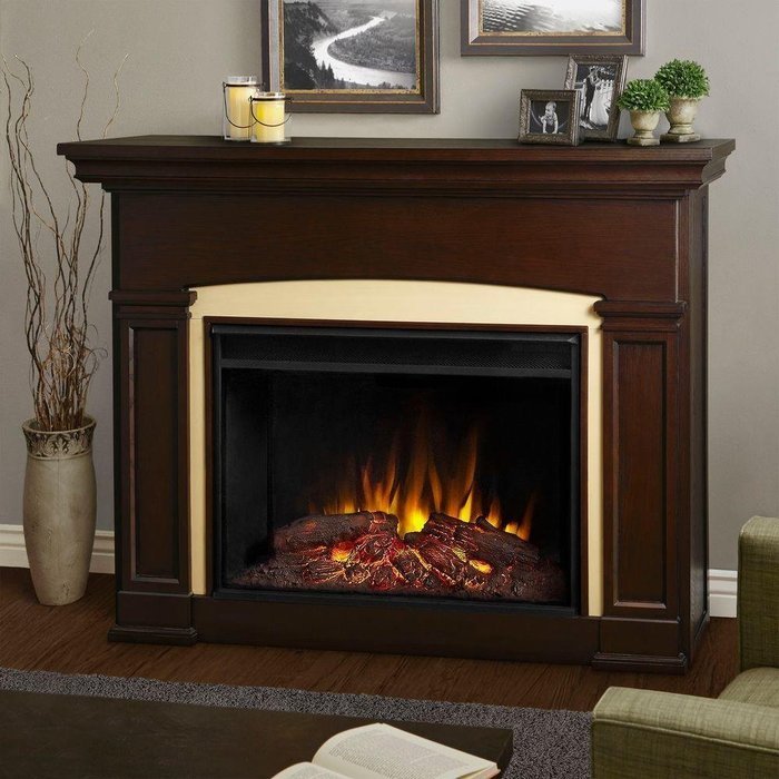 Real Flame Holbrook Grand Electric Fireplace Black N2