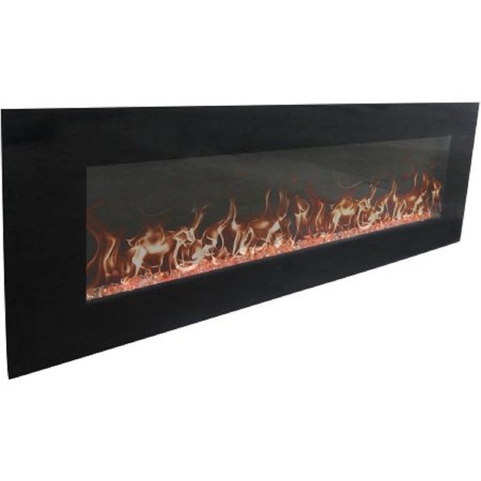 Kissmoji 60" Wall-Mounted Fireplace N2