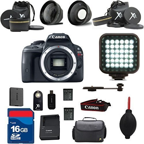 Canon Rebel SL1 DSLR Camera Body with Great Value 15pc Bundle - International Version