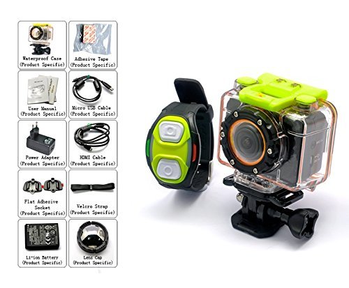 Tiangtech&reg; HD 1080P Waterproof Portable Mini Wifi Wireless Sports Action Camera Camcorder with Remove Control... N4