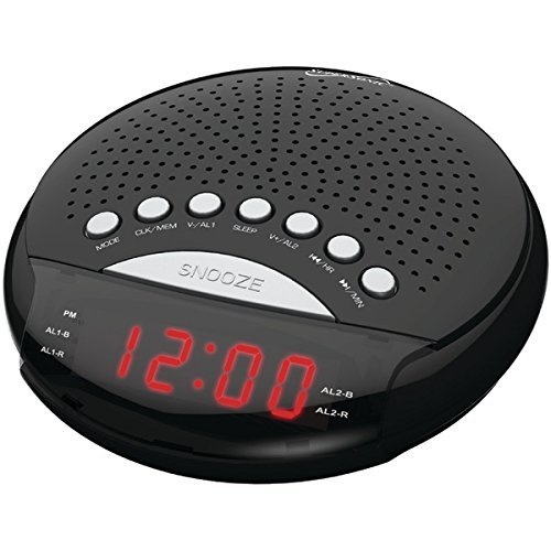 New Supersonic SC-380 Dual Alarm Clock Radio