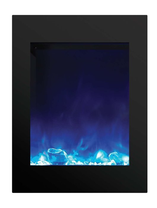 Amantii ZECL-2939-BG-EMBER Zero Clearance Series Built-In Electric Fireplace with Ice Media Kit, 25 Inch