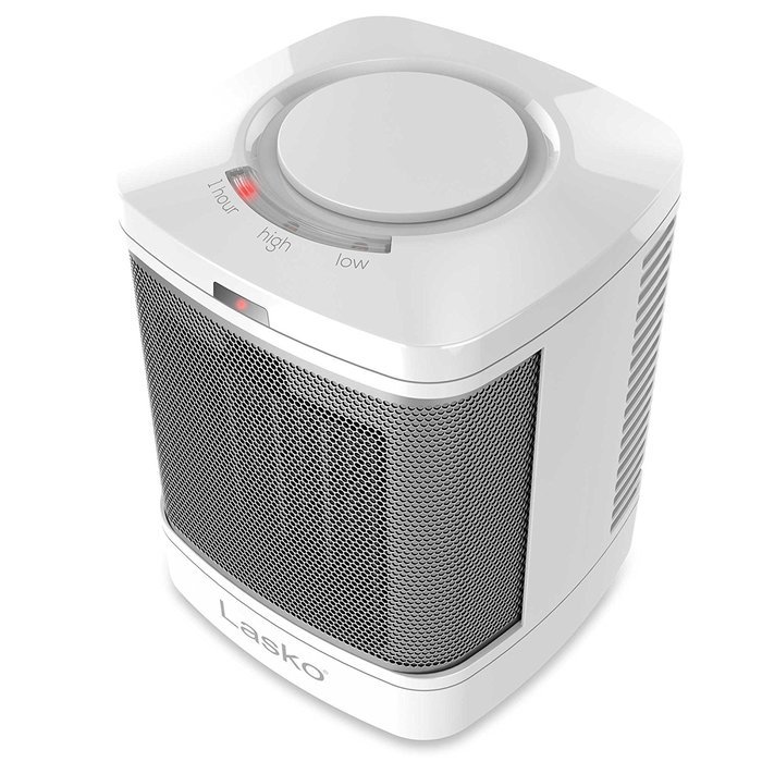 Lasko Ceramic Bathroom Heater in White,Heats Up To 225 sq. ft. in White