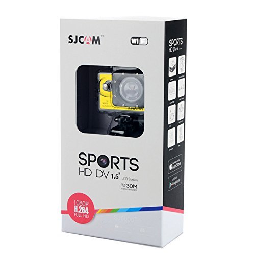 SJCAM SJ5000 WiFi Action HD Camera 14MP Novatek 96655 1080P Waterproof - Yellow N5