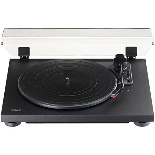 TEAC TN-100-B 3-Speed Analog Auto-Return Turntable (Black)