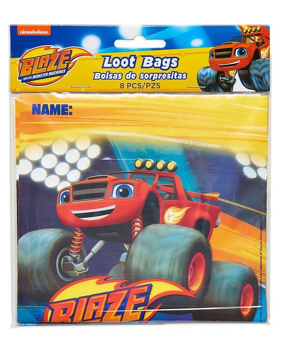 American Greetings Blaze and the Monster Machines Treat Bags (8 Count)