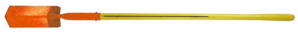 Nupla TS-V3-E Ergo Power Trenching Shovel, 3" V-Type Blade, Ergo Grip, 14 Gauge, 48" Long Handle