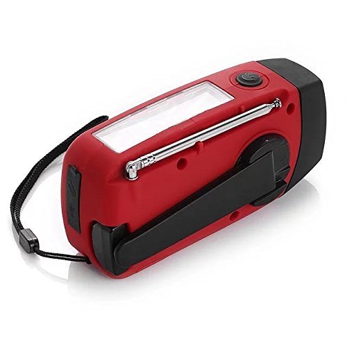 Paddsun US Ship Emergency Solar Hand Crank Dynamo AM/FM/WB Weather Radio LED Flashlight Charger N5
