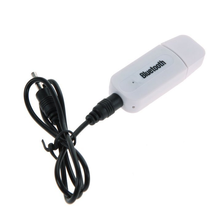 Chinatera 3.5mm Stereo Audio Music Speaker Receiver Adapter Dongle USB Bluetooth Wireless N2