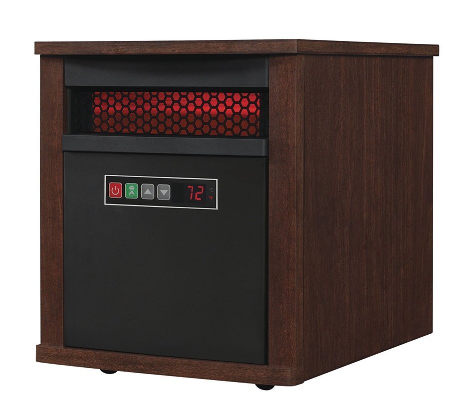Duraflame 9HM7000-NC04 Portable Electric Infrared Quartz Heater, Cherry