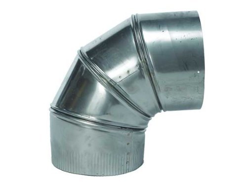 Fireside Chimney Supply 316Ti Rigid Elbow - 90 Deg Adjustable - 8in