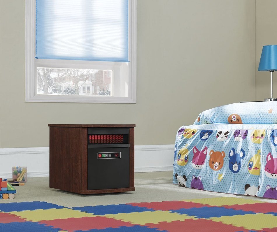 Duraflame 9HM7000-NC04 Portable Electric Infrared Quartz Heater, Cherry N2