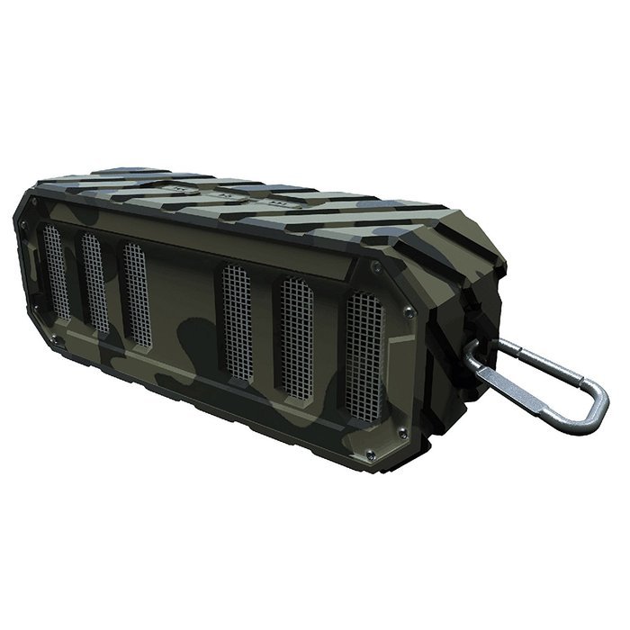 TUNES2GO WBS-GBC Rugged Rocker Waterproof Bluetooth Speaker