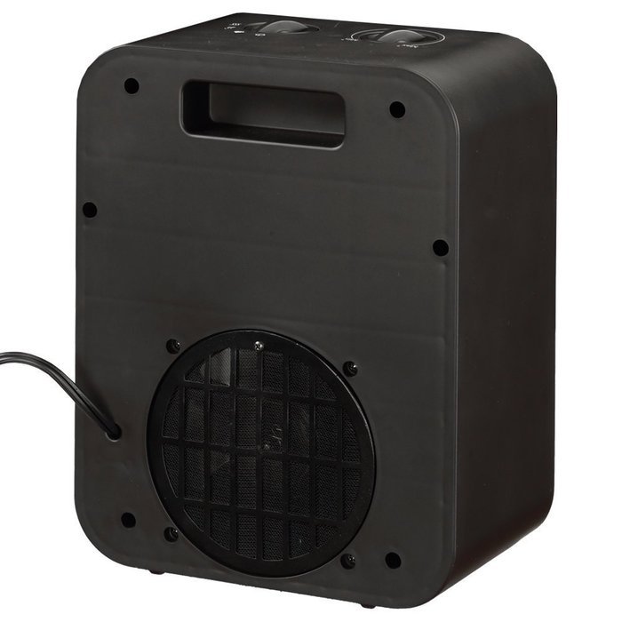 PuraFlame 1250W Clara White 9-Inch Mini Portable Electric Heater, White N23