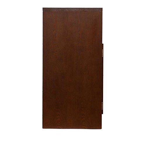 Espresso Media Tv Stand Console Electric Fireplace Mantle N9