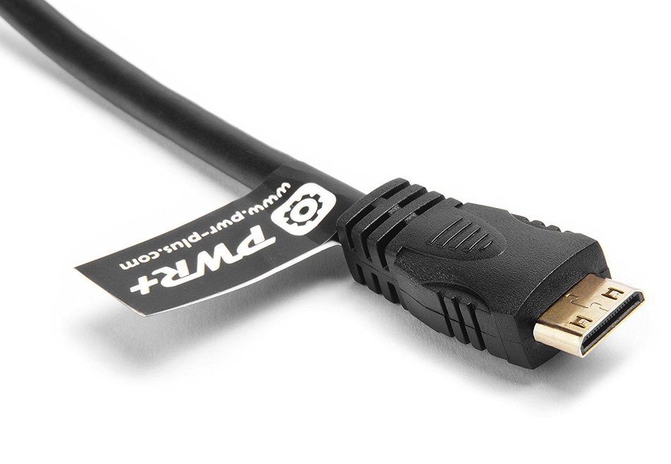 Pwr+ Extra Long 12Ft Mini-HDMI-Cable for Nikon-D3200-D3100-D7000-D7100-D800-D90-D700-D4-D610-D5300, COOLPIX-P510... N4