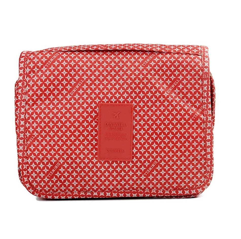 ColorMixs&reg; Hanging Toiletry Cosmetics Travel Bag Cosmetic Carry Case for Woman Man Travel Organization Gift (Navy... N26