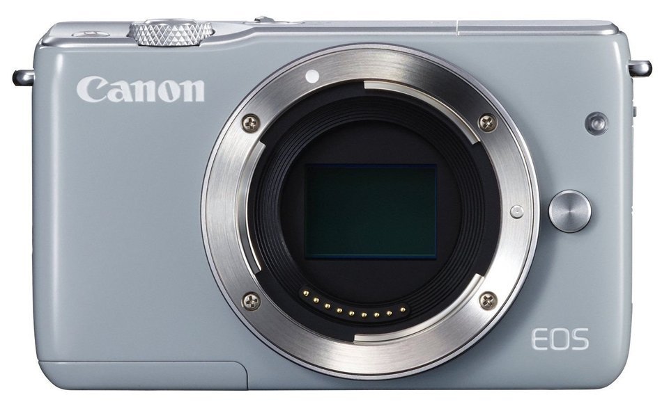 Canon EOS M10 Mirrorless Digital Camera with 18-55mm and 55-250mm Lens (White) - International Version (No Warranty)