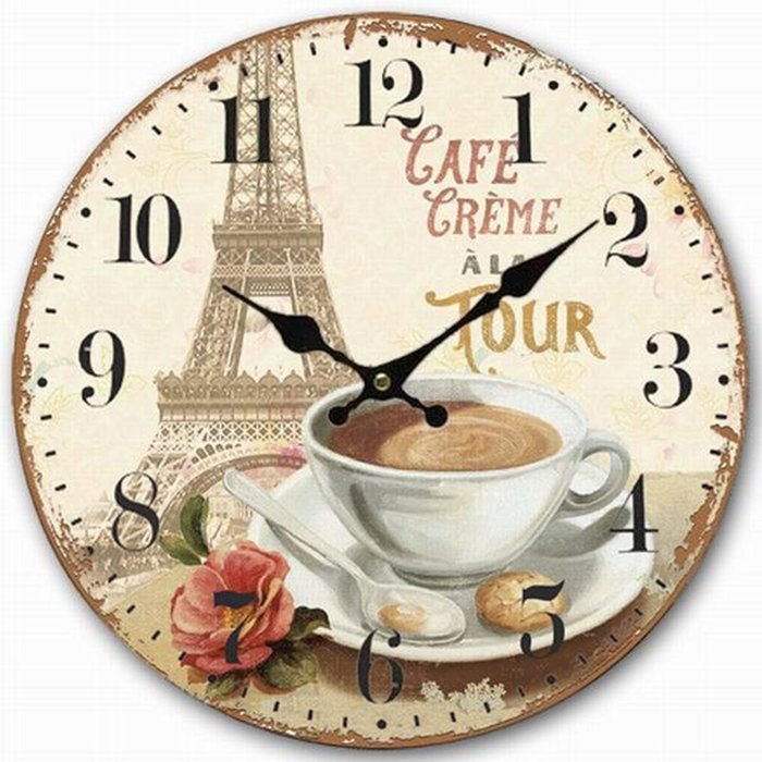 MuLuo Round Living room wall watch wooden hanging clocks wood for bedroom office A N3