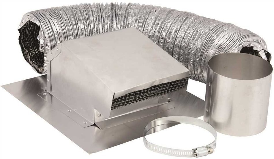 National Brand Alternative 531115 Aluminum Vent Kit Thru The Roof