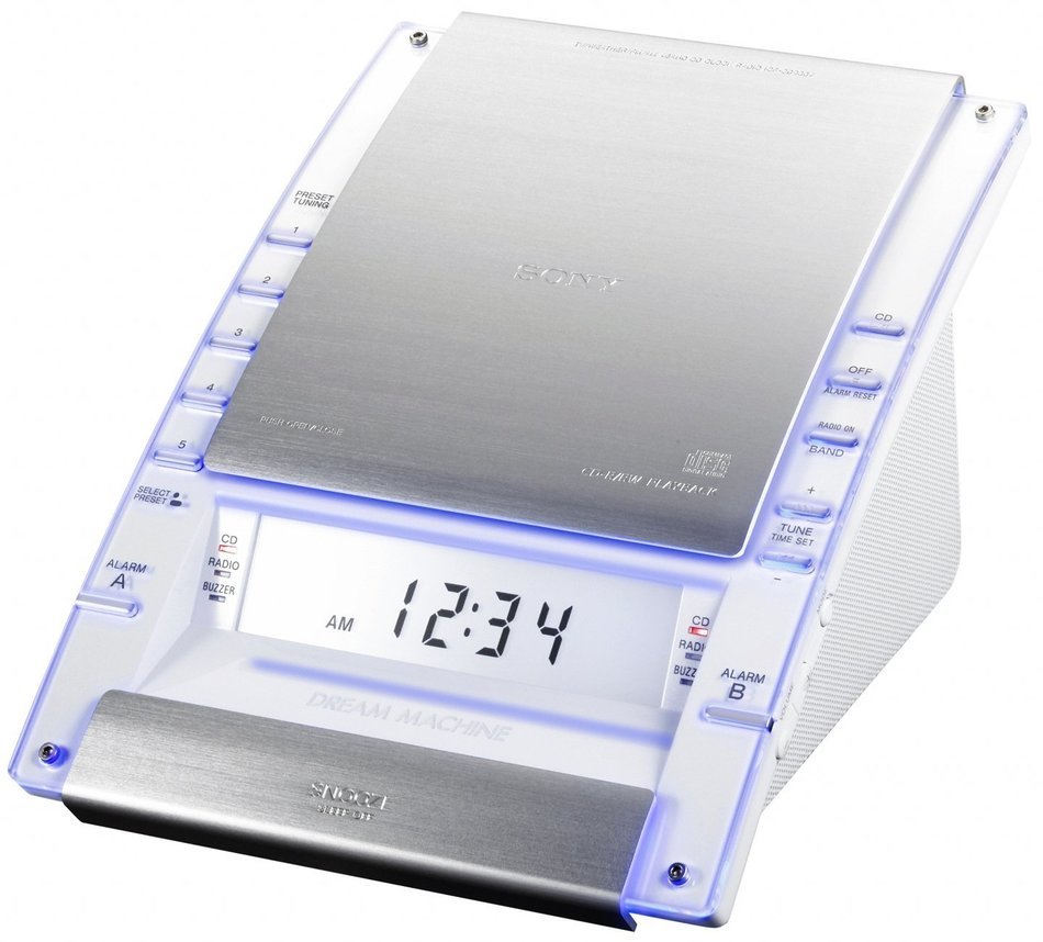 Sony ICF-CD7000WC 120 v AM/FM Stereo CD Clock Radio-Silver (Discontinued by Manufacturer)