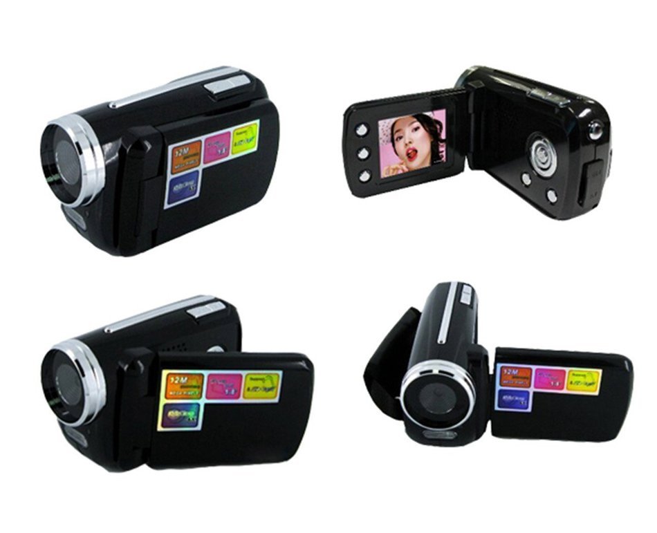 G-Anica Compact Camera HD Camcorder DVR 720p - (1.8 Screen, 4x Zoom, 720P HD Recording) Video Camera, Silver N2