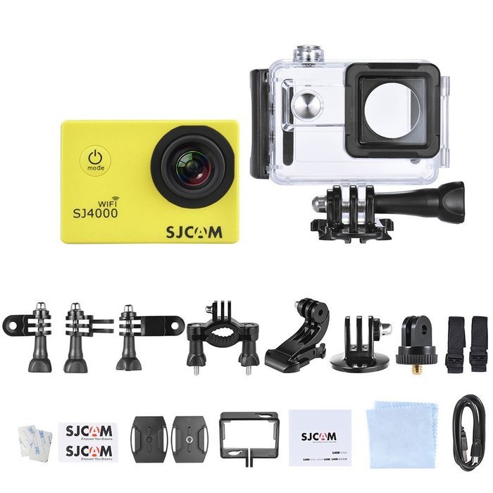 SJCAM SJ4000 WiFi 2.0" LCD Screen 1080P 30fps Full HD 12MP Waterproof 30M NTK96655 Action Sports Camera DV 170... N36