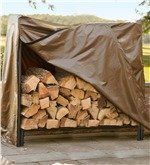 Medium Heavy Duty Wood Rack with Finial Design and Cover