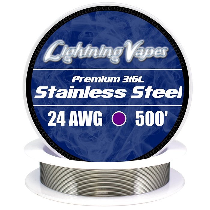 LV Stainless Steel 316L Wire 24 AWG - 500'