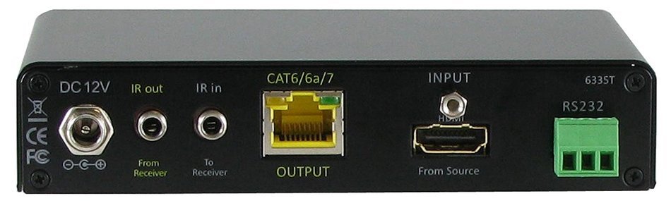 Shinybow HDMI Extender with RS232 & Infrared over Cat5/6/7, Receiver | SB-6335R by ShinybowUSA N3