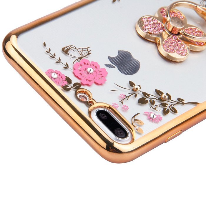 iPhone 7 Plus Case, PHEZEN Clear Soft TPU Protective Case Back Cover with Beautiful Cherry Blossom Flower Series... N5