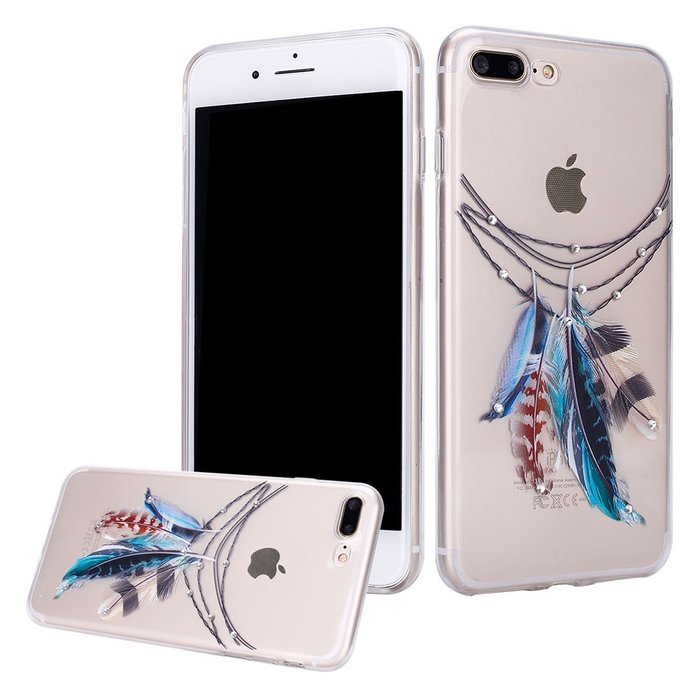 iPhone 7 Plus Case, PHEZEN Clear Soft TPU Protective Case Back Cover with Beautiful Cherry Blossom Flower Series... N6