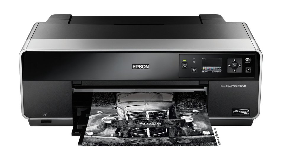 Epson Stylus Photo R3000 Wireless Wide-Format Color Inkjet Printer (C11CA86201) N2