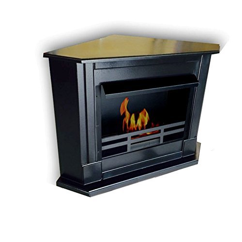Gel + Ethanol Fire-Places Ethanol Corner Fireplace Model Moskau White