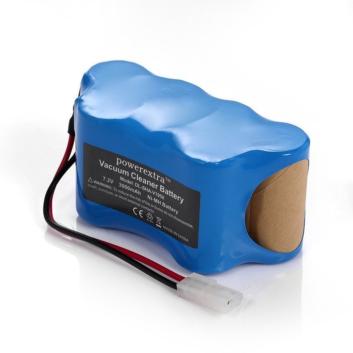 Powerextra 7.2V NiMH Battery for Shark Vacuum V1950 and VX3 Replaces XB1918 N4