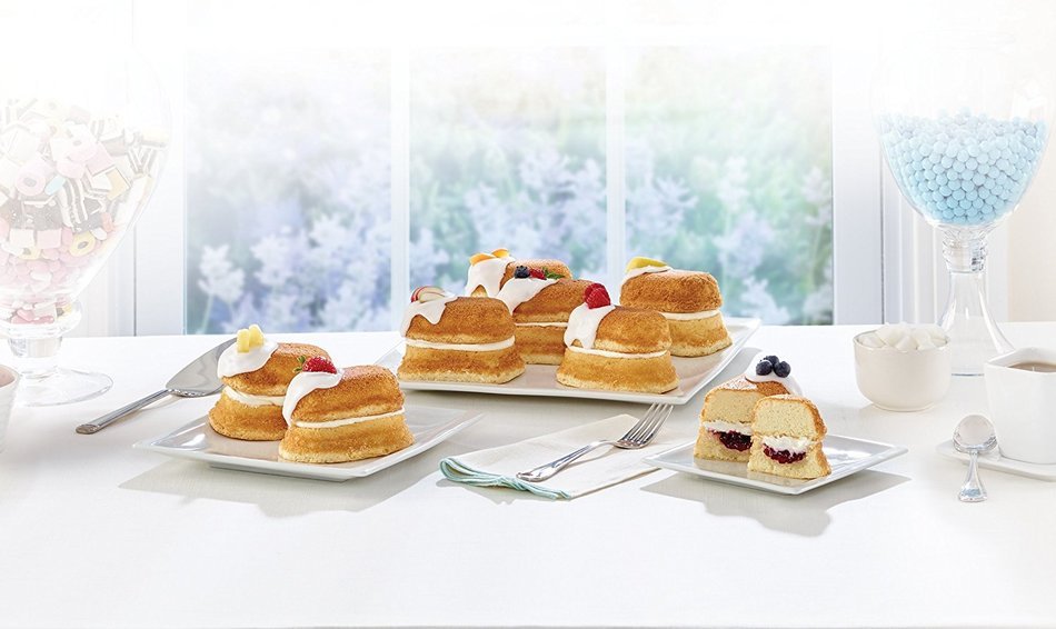Baker's Advantage Fillables 2-Piece Non-Stick Mini Loaf Pan N5