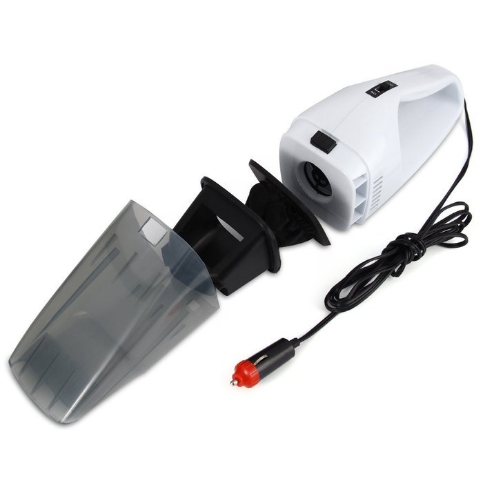 AutoLover 12V Mini Wet and Dry Handheld Portable Lightweight Car Vacuum Cleaner with Super Suction Rechargeable N4