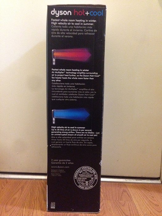 Dyson 300097-05 Hot and Cool Fan Heater, Nickel