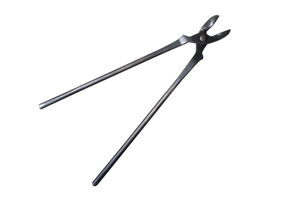Farrier Fire Tongs -- 16 Inch Steel Tool for Farriers and Blacksmiths