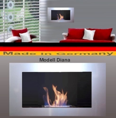 Gel + Ethanol Fire-Places Diana Deluxe Fireplace Stove White